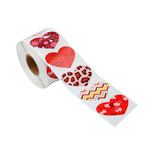 KICHOUSE 500 Stück Herzförmige Aufkleber Zum Valentinstag Selbstklebende Etiketten Für Dekorative Versiegelungsetiketten KICHOUSE 500 Stück Herzförmige Aufkleber Zum Valentinstag Selbstklebende Etiketten Für Dekorative Versiegelungsetiketten von KICHOUSE