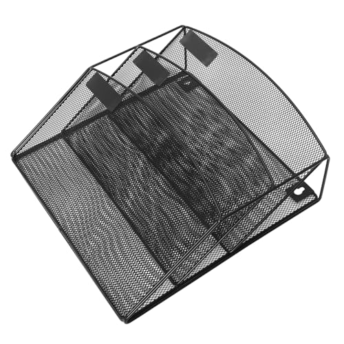 KICHOUSE Wand Dokumentenhalter aus Metallnetz Mehrlagiger Hängeordner für Büro zur Aufbewahrung von Zeitungen und Magazinen Platzsparend und Effizient von KICHOUSE