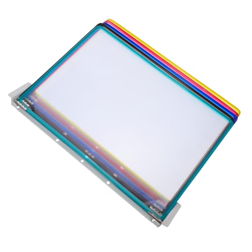 KICHOUSE Wandhängender Stufiger Dokumentenhalter mit Flip Page Design Platzsparender Wand Organizer für Akten und Magazine für Büro Klassenzimmer und Räume von KICHOUSE