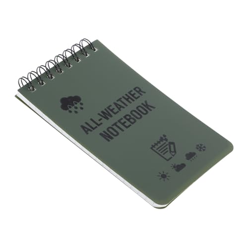 KICHOUSE Wasserdichter Notizblock Spiralbindung Tragbares Outdoor Notizbuch Pocket Memo Pad für Schüler und Camping mit Langlebigem PP Papier für Einkaufslisten und Notizen KICHOUSE Wasserdichter Notizblock Spiralbindung Tragbares Outdoor Notizbuch Pocket Memo Pad für Schüler und Camping mit Langlebigem PP Papier für Einkaufslisten und Notizen von KICHOUSE