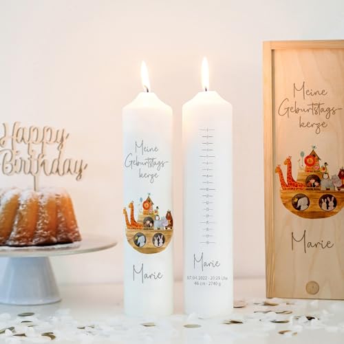 Geburtstagskerze Partyarche, Geburtskerze personalisiert, Geburtstagskerze mit Geburtstagsskala, 1.-18. Geburtstag, Geschenk zum Geburtstag, Kerze Geburtstag, Lebenskerze Geburtstagskerze Partyarche, Geburtskerze personalisiert, Geburtstagskerze mit Geburtstagsskala, 1.-18. Geburtstag, Geschenk zum Geburtstag, Kerze Geburtstag, Lebenskerze von KIDSLINO