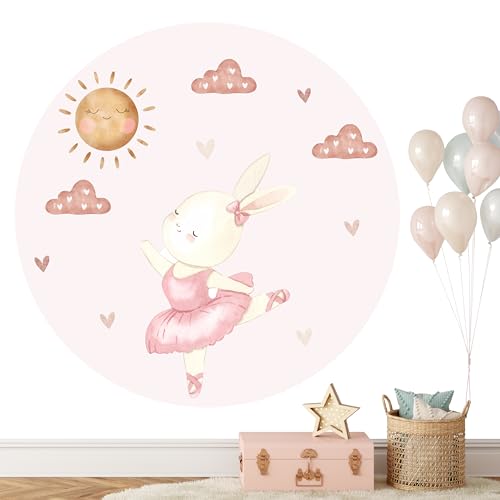 KIDSMOOD - Wandsticker für Kinder- & Babyzimmer Wanddeko für Mädchen & Jungen Aquarell XXL Wandtatoo als Deko für Kinderzimmer Ideale Geschenke für Kinder und Babys [180 cm] von KIDSMOOD