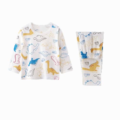 KIDSZJA Clearance Mädchen Loungewear Kinder Oversized T-Shirts & Hosen mit elastischer Taille, 2-teiliges Outfit, Netzstoff, atmungsaktiv, Dinosaurier-Kleidung, Pyjama, Nachtwäsche, Hauskleidung KIDSZJA Clearance Mädchen Loungewear Kinder Oversized T-Shirts & Hosen mit elastischer Taille, 2-teiliges Outfit, Netzstoff, atmungsaktiv, Dinosaurier-Kleidung, Pyjama, Nachtwäsche, Hauskleidung von KIDSZJA