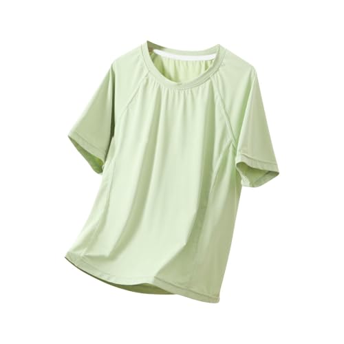 KIDSZJA Kinderkleidung für Mädchen, Netzstoff, Sport, überschnittene Schultern, Rundhalsausschnitt, Sonnenschutz, LSF 50+, Funktionalität, T-Shirt, kurzärmelig, einfarbig, atmungsaktiv, Blusen KIDSZJA Kinderkleidung für Mädchen, Netzstoff, Sport, überschnittene Schultern, Rundhalsausschnitt, Sonnenschutz, LSF 50+, Funktionalität, T-Shirt, kurzärmelig, einfarbig, atmungsaktiv, Blusen von KIDSZJA