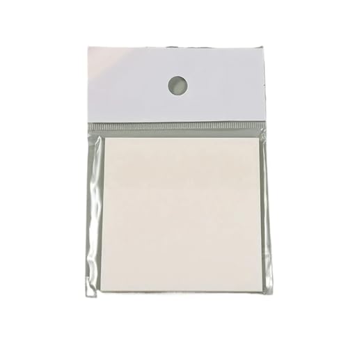100 Blatt transparente Haftnotizen, Kratzer, Aufkleber, Notizblöcke, Papier, durchsichtiger Notizblock, Schul- und Bürobedarf(100 sheet 50x75mm) von KIFSDLF