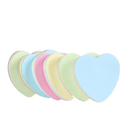 100 Seiten farbige selbstklebende Herzformen Memo Pad Haftnotizen Lesezeichen Marker Aufkleber Papier Büro Schulbedarf 100 Seiten farbige selbstklebende Herzformen Memo Pad Haftnotizen Lesezeichen Marker Aufkleber Papier Büro Schulbedarf von KIFSDLF