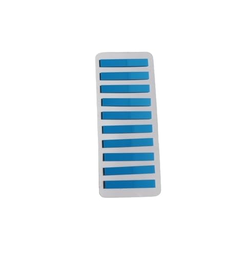 200 Blatt Farbaufkleber Notizen Transparente selbstklebende Indexregisterkarten Flaggen Haftnotizen Schreibwaren Schulbürobedarf(Blue) von KIFSDLF