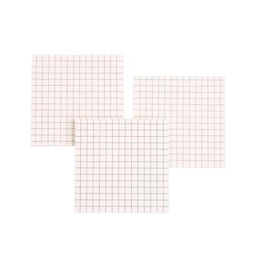 Haftnotizblock for Büro, Lesezeichen, Haftnotizen, Khaki/Weiß/Kawaii-Design, Aufkleber im Notizbuch, Notizblock(A 50 Sheets) von KIFSDLF