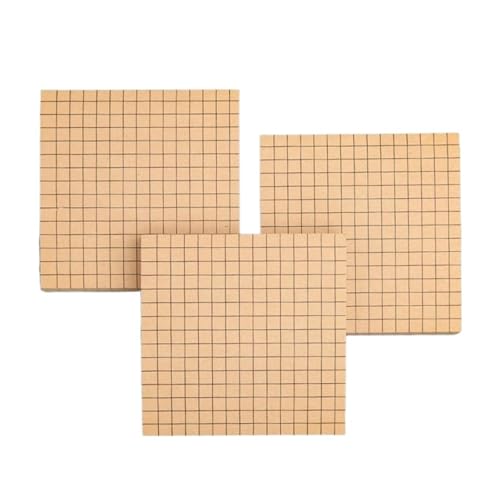 Haftnotizblock for Büro, Lesezeichen, Haftnotizen, Khaki/Weiß/Kawaii-Design, Aufkleber im Notizbuch, Notizblock(D 50 Sheets) von KIFSDLF