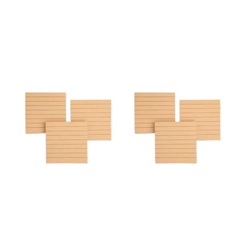 Haftnotizblock for Büro, Lesezeichen, Haftnotizen, Khaki/Weiß/Kawaii-Design, Aufkleber im Notizbuch, Notizblock(E 100 Sheets) von KIFSDLF