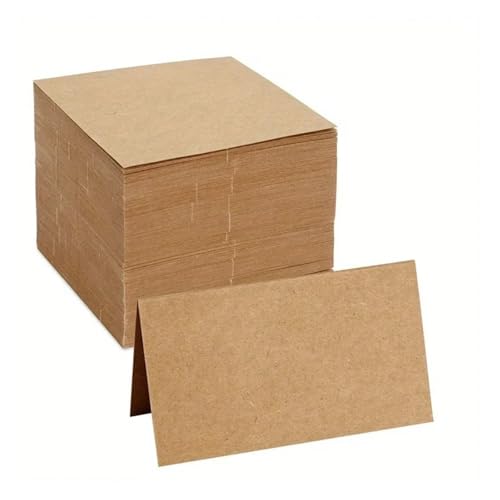 KIFSDLF 20/50 stücke Kraft Papier Farbe Hochzeit Tischkarte Tisch Karte Festival Party Bankett Anmelden Name Sitz(100pcs) von KIFSDLF