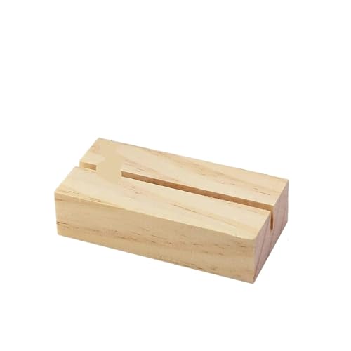 KIFSDLF Tischnummernständer aus Holz, Tischkartenhalter , Bilderhalter, Schilderhalter for Zeremonien, Geburtstagsfeiern, Tischdekoration(15pcs) von KIFSDLF