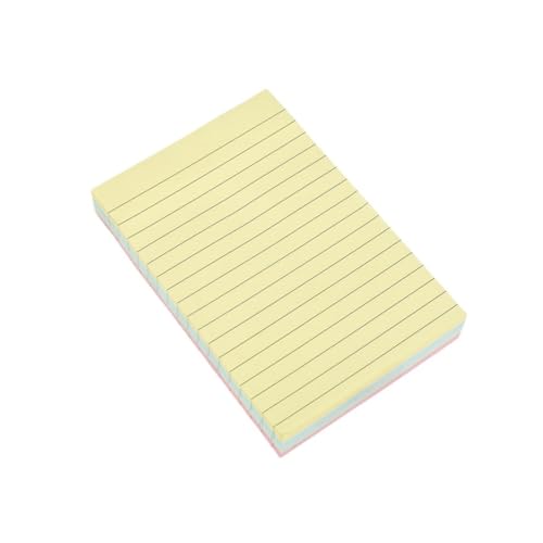 Notizen mit horizontalen Linien, stark klebend, abreißbar, kreativ, verdickt, for Notieren, for Hinterlassen von Nachrichten von KIFSDLF