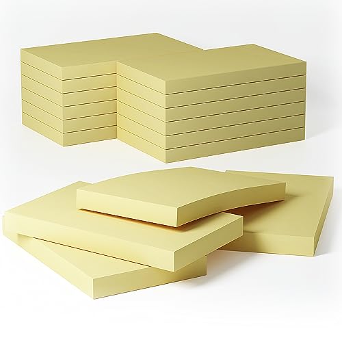 12 Blöcken 76 x 127 mm Classics gelbe Haftnotizen, selbstklebende Notizblöcke Sticky Notes Büronotizen,80-Blätter/Pad 12 Blöcken 76 x 127 mm Classics gelbe Haftnotizen, selbstklebende Notizblöcke Sticky Notes Büronotizen,80-Blätter/Pad von KIFZM
