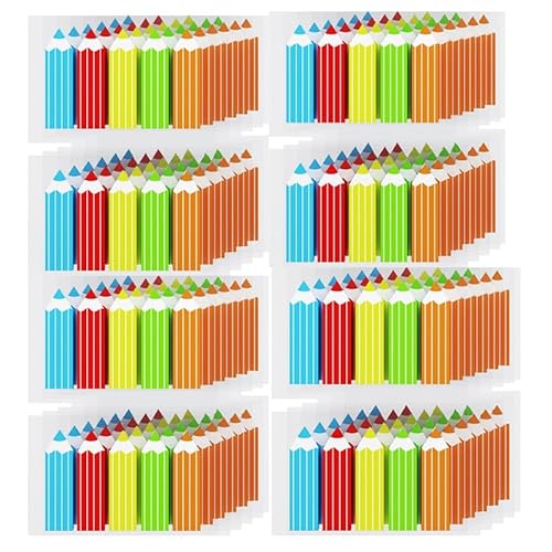 KIFZM 3600 Stück Bleistift Index Marker,48 Sets in 5 Farben,wiederverwendbare Haftfahnen,Einfache Index-Tabs, Haftnotizen,Seitenmarker Zum Hervorheben von Informationen in Verträgen,Büchern oder Akten KIFZM 3600 Stück Bleistift Index Marker,48 Sets in 5 Farben,wiederverwendbare Haftfahnen,Einfache Index-Tabs, Haftnotizen,Seitenmarker Zum Hervorheben von Informationen in Verträgen,Büchern oder Akten von KIFZM