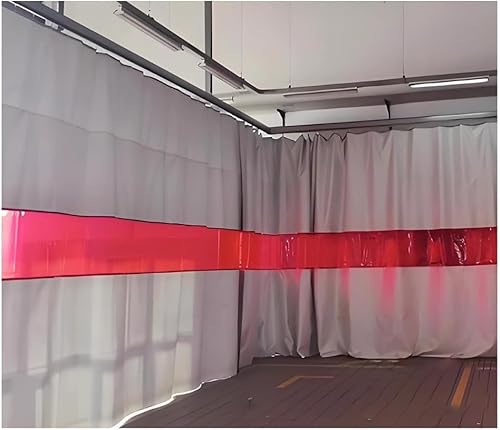 KIJyfgTR Flammhemmende Schweißerschutzwände mit Silikonbeschichtung for industrielle Schweißvorhänge for Lagerhallen und Werkstätten(1.2x2 m/3.9x6.6 ft) von KIJyfgTR