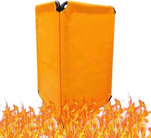 KIJyfgTR Schweißerschutzwände mit Rahmen, Flächenschweißvorhänge, Flammhemmende Schweißerschutzwände; Spezialisiert for Werkstätten(1PCS-110X58CM) von KIJyfgTR