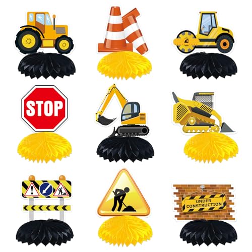 9 Stück Baustelle Party Deko Tischdeko Kinder Bagger Bienenwabe, Mittelstücke Fahrzeuge Dekoration für Geburtstagsparty Mottoparty Kindergeburtstag Geburtstag Partyzubehör, Baustelle Geburtstag Deko 9 Stück Baustelle Party Deko Tischdeko Kinder Bagger Bienenwabe, Mittelstücke Fahrzeuge Dekoration für Geburtstagsparty Mottoparty Kindergeburtstag Geburtstag Partyzubehör, Baustelle Geburtstag Deko von KIKVTER