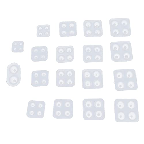 18pcs Puppenaugen, 18pcs Silikonformen Weiche Elastische -Making -Harzaugen, Augapfel Kuppel Halb Rundes Gussforming für Dekorative Kunsthandwerk Bär Handwerk Halloween 18pcs Puppenaugen, 18pcs Silikonformen Weiche Elastische -Making -Harzaugen, Augapfel Kuppel Halb Rundes Gussforming für Dekorative Kunsthandwerk Bär Handwerk Halloween von KIMISS