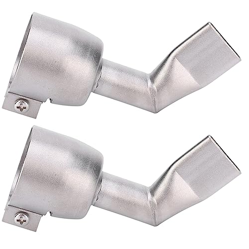 2 Stück Schweißpistole, Grad Edelstahl heiß 20 Mm 60 Grad Düse Düse Flach 120 für Wärme Luft Kunststoff Schweißbrenner Zubehör 2 Stück Schweißpistole, Grad Edelstahl heiß 20 Mm 60 Grad Düse Düse Flach 120 für Wärme Luft Kunststoff Schweißbrenner Zubehör von KIMISS