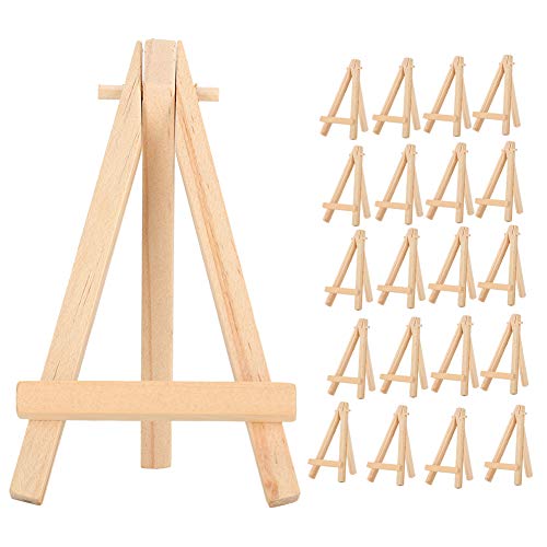 20 Stück Holz-Staffelei, Display-Tr-Halter für Dekoration, Ausstellungs-Requisiten, Artware A 20 Stück Holz-Staffelei, Display-Tr-Halter für Dekoration, Ausstellungs-Requisiten, Artware A von KIMISS