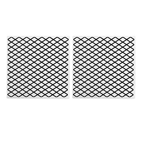 2pcs Prägeordner, Plastik -Handwerksvorlage Formen 2pcs Konkav Konvexe Scrapbooking Spellbinder -Präge Ordner Stempel Schablonen Scrapbook Paper Karten für Fotoalbum Machen (EM227) von KIMISS