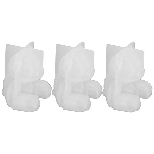 3pcs Bärenharz, Formgussformen 3d Tierharz, Geo Teddy Silikonseife für Dekoration Kunsthandwerk Heimatkoration 3pcs Bärenharz, Formgussformen 3d Tierharz, Geo Teddy Silikonseife für Dekoration Kunsthandwerk Heimatkoration von KIMISS