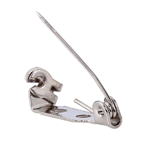 50 Stück Stabnadeln, Schmuckzubehör für DIY-Handwerk, 32 Mm Broschen-Sicherheits-Rollverschluss, 0 Broschen-Sicherheitsverschluss auf der Rückseite, Rollbar (20MM) von KIMISS