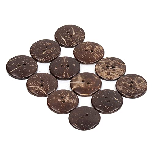 50pcs Knöpfe, 50pcs Hölzerne Runde Kokostextur Doppelloch -Verbundholz Holz 25 Mm DIY Nähen für Kunstprojekt Handwerkskleidung Dekoration 50pcs Knöpfe, 50pcs Hölzerne Runde Kokostextur Doppelloch -Verbundholz Holz 25 Mm DIY Nähen für Kunstprojekt Handwerkskleidung Dekoration von KIMISS