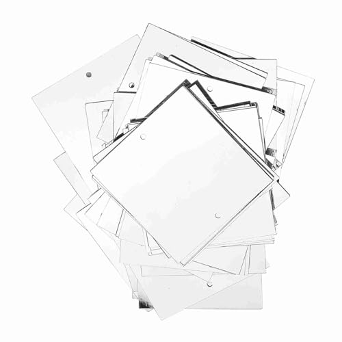 60 Stück Pailletten, 50 G PVC-Marine-Pailletten für Hochzeitsdekoration, Kleidung, 50 X 50 Mm Flache Pailletten, Lose Kunst-, Bastel- und Nähzubehör, Pailletten, 60 Stück Pailletten, 50 G PVC-Marine-Pailletten für Hochzeitsdekoration, Kleidung, 50 X 50 Mm Flache Pailletten, Lose Kunst-, Bastel- und Nähzubehör, Pailletten, von KIMISS
