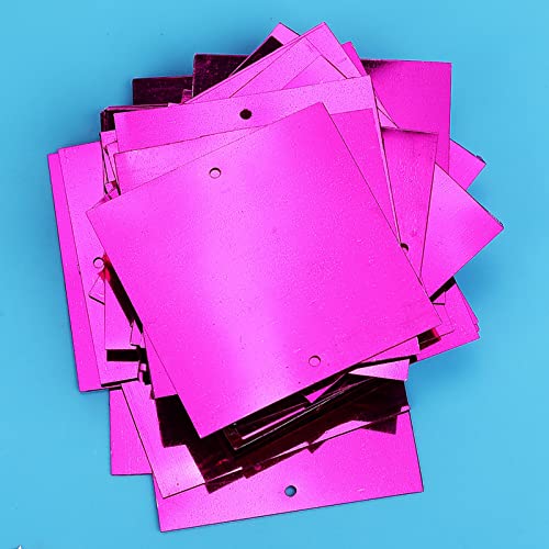60 Stück Pailletten, 50 G PVC-Marine-Pailletten für Hochzeitsdekoration, Kleidung, 50 X 50 Mm Flache Pailletten, Lose Kunst-, Bastel- und Nähzubehör, Pailletten, 60 Stück Pailletten, 50 G PVC-Marine-Pailletten für Hochzeitsdekoration, Kleidung, 50 X 50 Mm Flache Pailletten, Lose Kunst-, Bastel- und Nähzubehör, Pailletten, von KIMISS