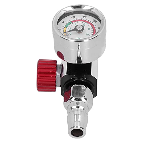 Druckregler, Edelstahl-Spray, Manometer, G1/4-Zoll-Gewinde, Spray, Druckregler, Druckregulierung, Einstellventil, Manometer, Spray Druckregler, Edelstahl-Spray, Manometer, G1/4-Zoll-Gewinde, Spray, Druckregler, Druckregulierung, Einstellventil, Manometer, Spray von KIMISS