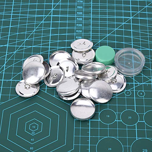 Einstellbare Kuchenschaber Stofftasche Abdeckknöpfe Kit Runde Knopfbasis Diy Kunsthandwerk Schnalle Herstellungswerkzeuge Abdeckknöpfe Kit (30MM) von KIMISS