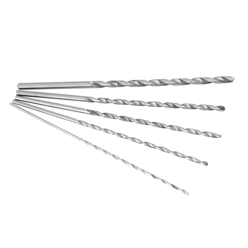 Extra High, Bohrbit-Werkzeug 2-5 Mm für Holzschaftgeschwindigkeit Stahl Gerade Shank Dreh von KIMISS