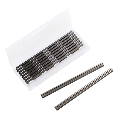 KIMISS 10pcs Hochgeschwindigkeits -Stahl -Planer Klingen Doppelschnitte Messer für die Holzbearbeitung Kompatibel mit den Meisten Elektrischen Häfen Ideal für Nadelholz & Hartholz KIMISS 10pcs Hochgeschwindigkeits -Stahl -Planer Klingen Doppelschnitte Messer für die Holzbearbeitung Kompatibel mit den Meisten Elektrischen Häfen Ideal für Nadelholz & Hartholz von KIMISS