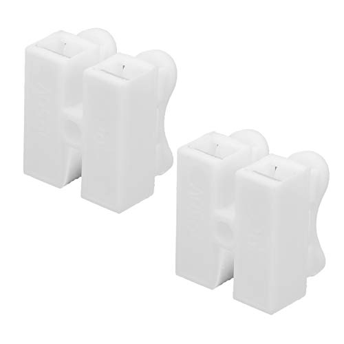 KIMISS 200 -pcs -Klemmterminal, Schnell Tor Kabelblock 250 V 10A Industrial 2 3 Blöcke Drahtpresse Federversorgungsmittel für 0,5~3,5 ² CH (CH-2) von KIMISS