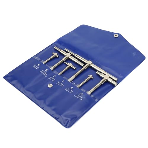 KIMISS 6pcs Teleskop-Messgerät, 8-150 Mm Innendurchmesser, Hochgenauigkeits-Messwerkzeug für Löcher, Schlitze und Aussparungen, Konstruktion mit Geradener Verriegelungsvorrichtung KIMISS 6pcs Teleskop-Messgerät, 8-150 Mm Innendurchmesser, Hochgenauigkeits-Messwerkzeug für Löcher, Schlitze und Aussparungen, Konstruktion mit Geradener Verriegelungsvorrichtung von KIMISS