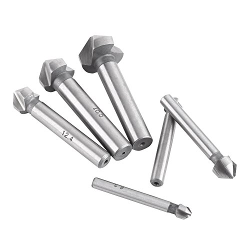 KIMISS Countersink -Bohrer -Bit für Holz und Metall 6PCS 3 Flute HSS Abschnitte für Schnelles Abgraben und Gegenstart KIMISS Countersink -Bohrer -Bit für Holz und Metall 6PCS 3 Flute HSS Abschnitte für Schnelles Abgraben und Gegenstart von KIMISS