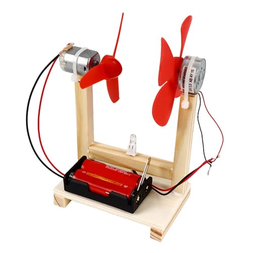 KIMISS DIY Windgenerator, Spielzeug Kleiner Motor Vertikaler Einzigartiger Power Kit Windturbinengenerator Kit für Kids E Onal Electricity Model Bildung 1,5 V KIMISS DIY Windgenerator, Spielzeug Kleiner Motor Vertikaler Einzigartiger Power Kit Windturbinengenerator Kit für Kids E Onal Electricity Model Bildung 1,5 V von KIMISS