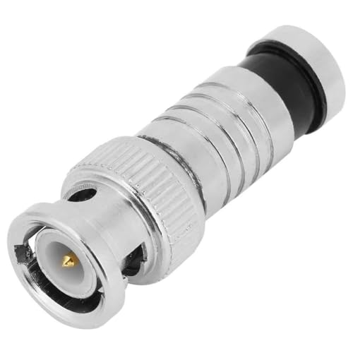 KIMISS Hochfrequenz BNC -Stecker 10pcs BNC -Komprimierung Männlicher Stecker Koaxial Q9 Adapter RG59 CCTV Systeme Elektronik/Zubehör/Home Zubehör/und Adapter von KIMISS