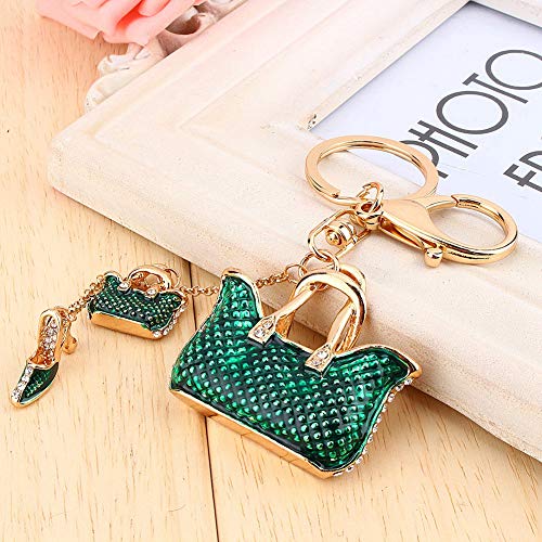 KIMISS Hot Sale R Stone Crystal Keyring Charme Anhänger Set - Modische Handtasche Schlüsselbund füR Frauen - Stilvoller Schlüsselbund mit Mini Bag Anhänger füR Schlüssel und Handtaschen KIMISS Hot Sale R Stone Crystal Keyring Charme Anhänger Set - Modische Handtasche Schlüsselbund füR Frauen - Stilvoller Schlüsselbund mit Mini Bag Anhänger füR Schlüssel und Handtaschen von KIMISS