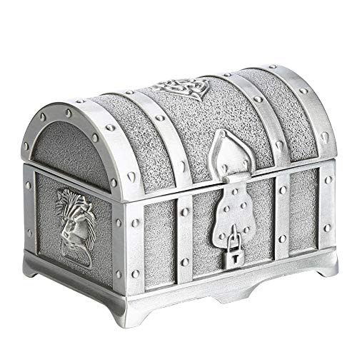 KIMISS Juwelierschachtel Organizer - Antike Kleine Piraten Schatzstrust Hochzeit Schmuck Geschenkbox Zink Legierung Aufbewahrung - Dekorative Schmuckschachtel KIMISS Juwelierschachtel Organizer - Antike Kleine Piraten Schatzstrust Hochzeit Schmuck Geschenkbox Zink Legierung Aufbewahrung - Dekorative Schmuckschachtel von KIMISS