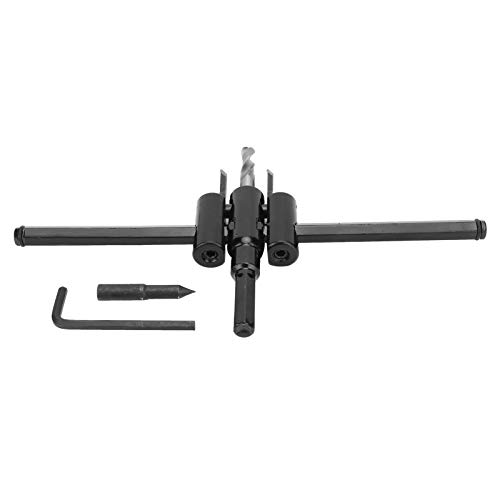 KIMISS Lochschneidersägen -Kit mit Schnellem Maß und Design - Rundes Schneidwerkzeugholz und Plastikplatte (30-200mm) von KIMISS