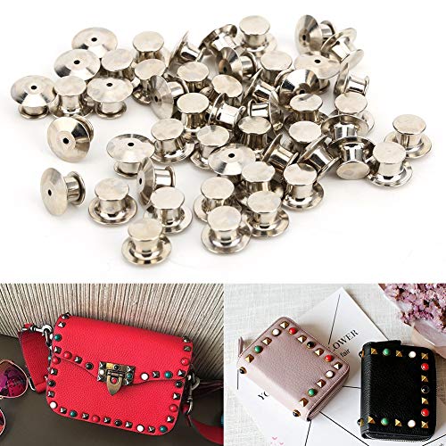 KIMISS Locking Pin Keepers für Brosche Pin Zurück 50pcs Brosche Backs Bag Locking Fastener Flat Hut Name Tags Buch Keeper 7 X 10mm Clasp Arts, Bastel & Nähen/Perlen & Perlen & & & & & & & & & & & von KIMISS