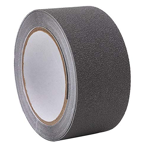 KIMISS PEVA/PU-Gummi Nicht-Schlupf-Klebeband für Böden und Treppen-Sicherheitsstreifen für Anti-Rutschschutz-5m (GRAY) von KIMISS