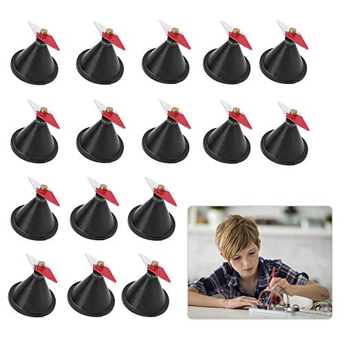 KIMISS Physikwissenschaft Experiment Magnetic Nadel Lehre Instrument - 16pcs Rhombus Kleine Magnetnadel mit Stand - Bildungslaborversorgungen von KIMISS