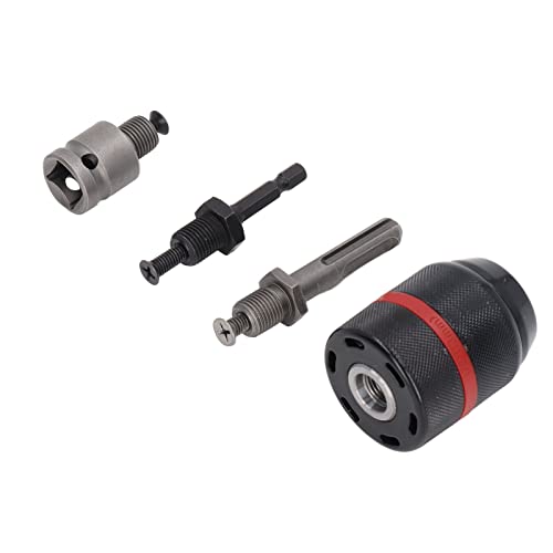 KIMISS Selbstverspannter Drill-Chuck, 1/2-20Unf, Schlüssellose Handbohrer, 2-13 Mm Klemmbereich, Passt Elektrische Übungen, Elektrowerkzeugzubehör von KIMISS
