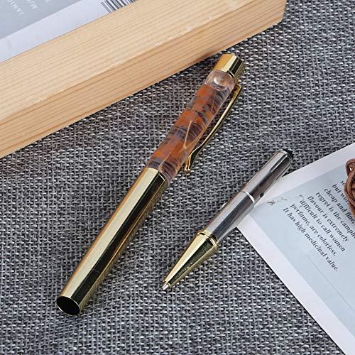 KIMISS Signature Stifthandhand Schwimmend Blumenmetallöl Stift Schreiben Signaturen Kalligraphie Kugelschreiber Deco Vintage Pen (Y1) von KIMISS