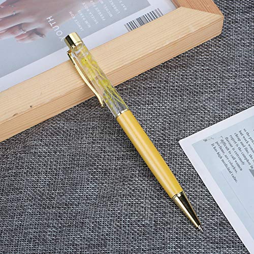 KIMISS Signature Stifthandhand Schwimmend Blumenmetallöl Stift Schreiben Signaturen Kalligraphie Kugelschreiber Deco Vintage Pen (Y8) von KIMISS