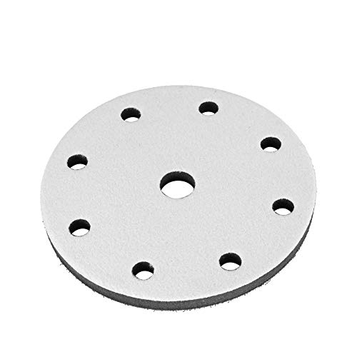 KIMISS Softpuffer -Schwamm -Schnittstelle mit 150 Mm Durchmesser für Schleifkissen (6 Zoll 9 Löcher) von KIMISS